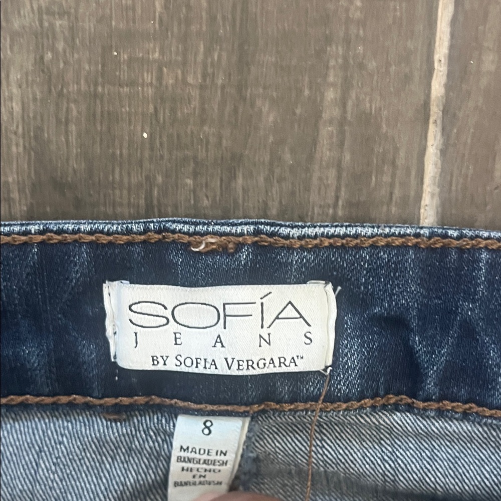 Sofia by Sofia Vergara Dark Blue Skinny Jeans - Picture 2 of 8